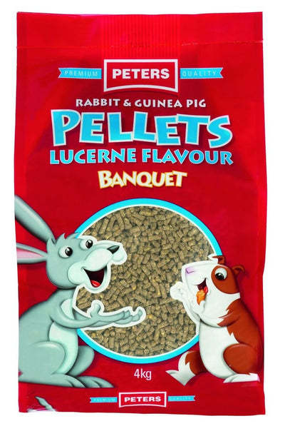 Peters Rabbit Lucerne Pellets 4kg-Small Animal-Ascot Saddlery
