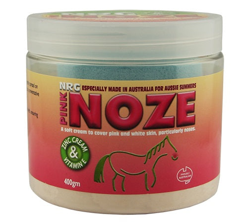 Pink Noze Zinc Cream Nrg 400gm-STABLE: First Aid & Dressings-Ascot Saddlery