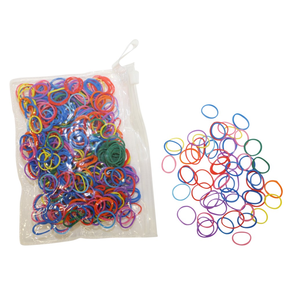 Plaiting Rubber Bands Zip Pouch Multiple Colours-STABLE: Grooming-Ascot Saddlery
