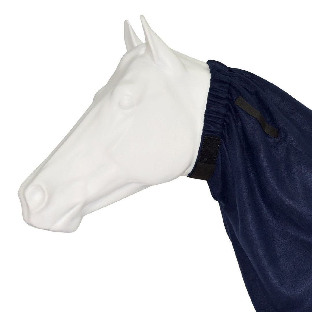 Polar Fleece Neck Rug Blue-RUGS: Winter Rugs, Neck Rugs & Hoods-Ascot Saddlery