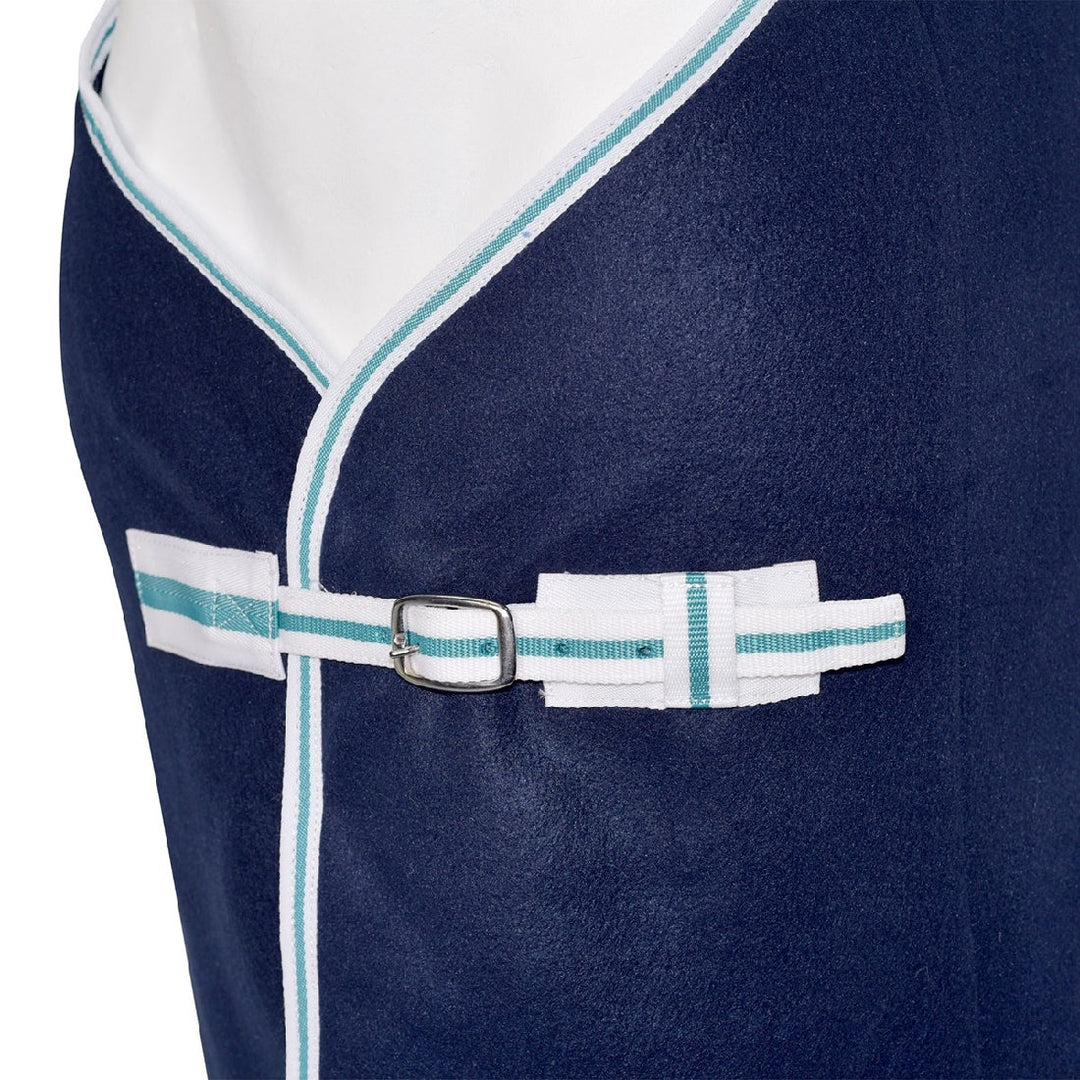 Polar Fleece Rug Blue-RUGS: Winter Rugs, Neck Rugs & Hoods-Ascot Saddlery