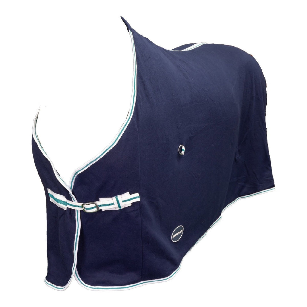 Polar Fleece Rug Blue-RUGS: Winter Rugs, Neck Rugs & Hoods-Ascot Saddlery
