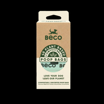 Poo Bag Beco Compostable 48pack-Dog Walking-Ascot Saddlery