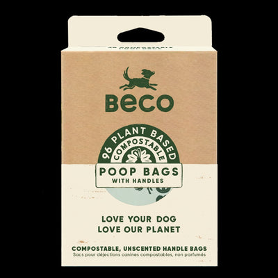 Poo Bag Beco Compostable Handles 96pack-Dog Walking-Ascot Saddlery