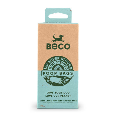 Poo Bag Beco Mint Scented 120pack-Dog Walking-Ascot Saddlery