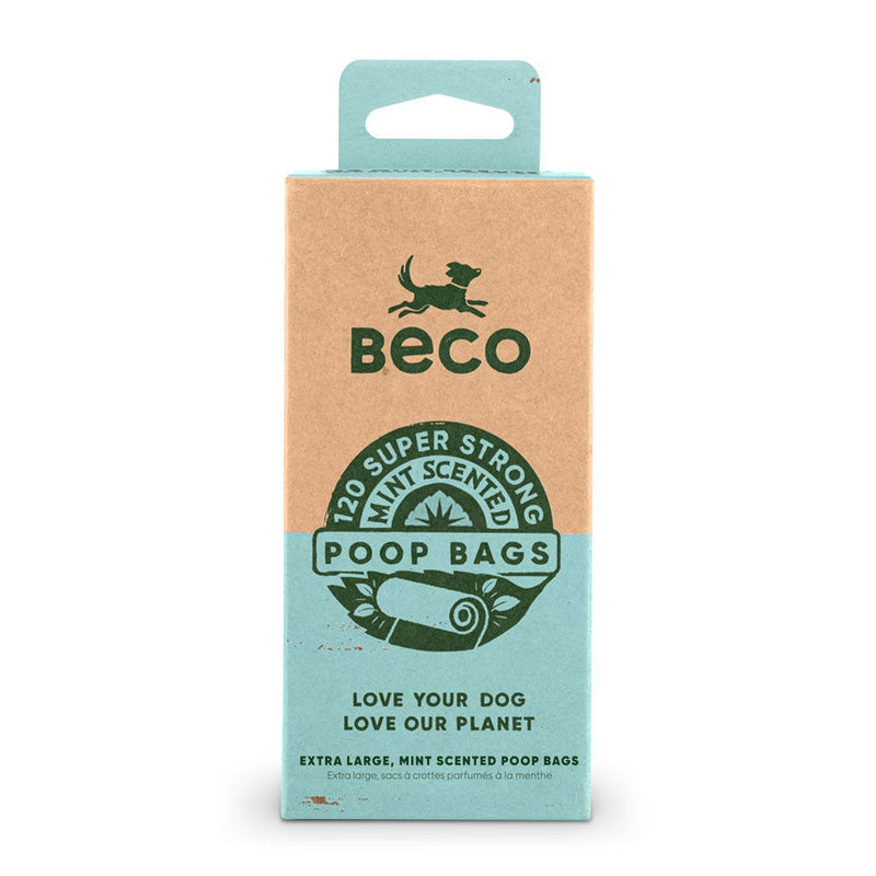 Poo Bag Beco Mint Scented 120pack-Dog Walking-Ascot Saddlery