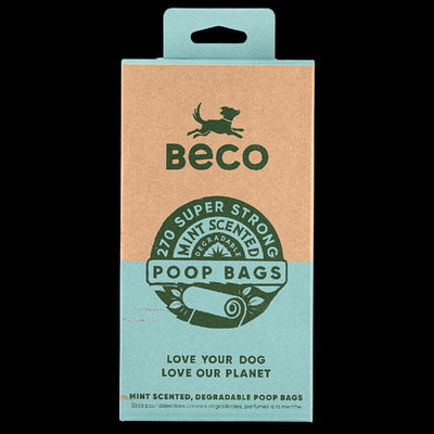 Poo Bag Beco Mint Scented 270pack-Dog Walking-Ascot Saddlery