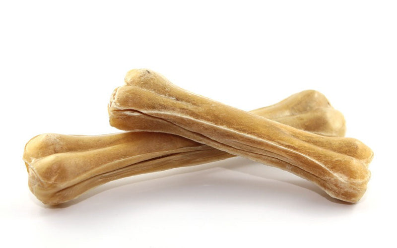 Pooch Rawhide Pressed Bone 4.5"-Dog Treats-Ascot Saddlery