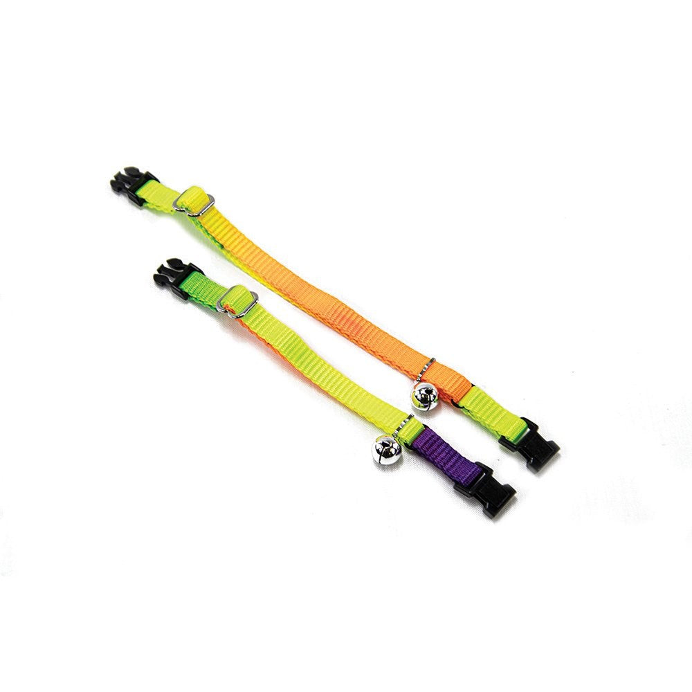 Prestige Cat Collar Rainbow 3/8" Adjustable 13cm-25cm-Cat Accessories-Ascot Saddlery