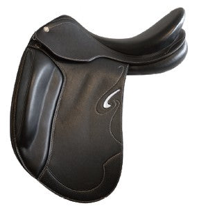 Prestige Passion K Dressage Saddle Black-SADDLES: Dressage Saddles-Ascot Saddlery