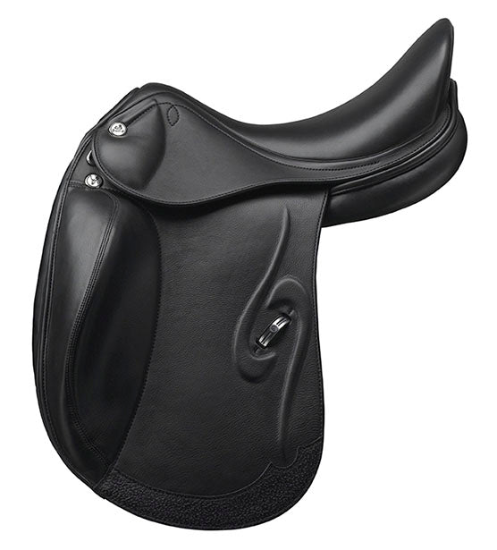 Prestige Venus K Dressage Saddle Black-SADDLES: Dressage Saddles-Ascot Saddlery