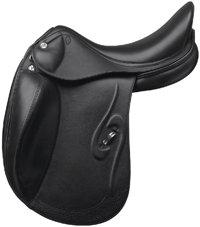 Prestige Venus K Dressage Saddle Black-SADDLES: Dressage Saddles-Ascot Saddlery