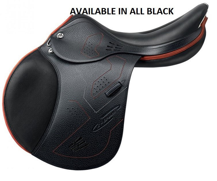 Prestige X Breath Jumping Saddle Black-SADDLES: Jumping Saddles-Ascot Saddlery