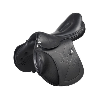 Prestige X Breath Jumping Saddle Black-SADDLES: Jumping Saddles-Ascot Saddlery