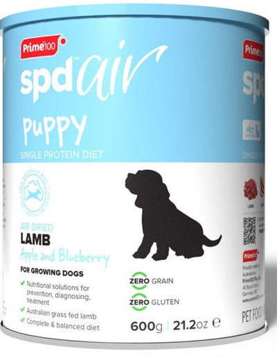 Prime 100 Air Spd Puppy Lamb & Apple & Blueberry 600gm-Dog Food-Ascot Saddlery