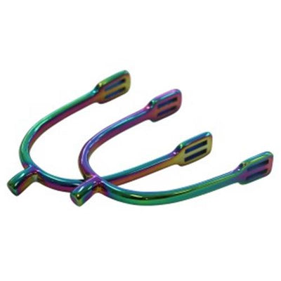 Prince Of Wales Rainbow Spurs-RIDER: Spurs & Straps-Ascot Saddlery