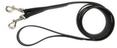 Pvc Double Clip Lead Tekna Brown-HORSE: Racing & PVC-Ascot Saddlery