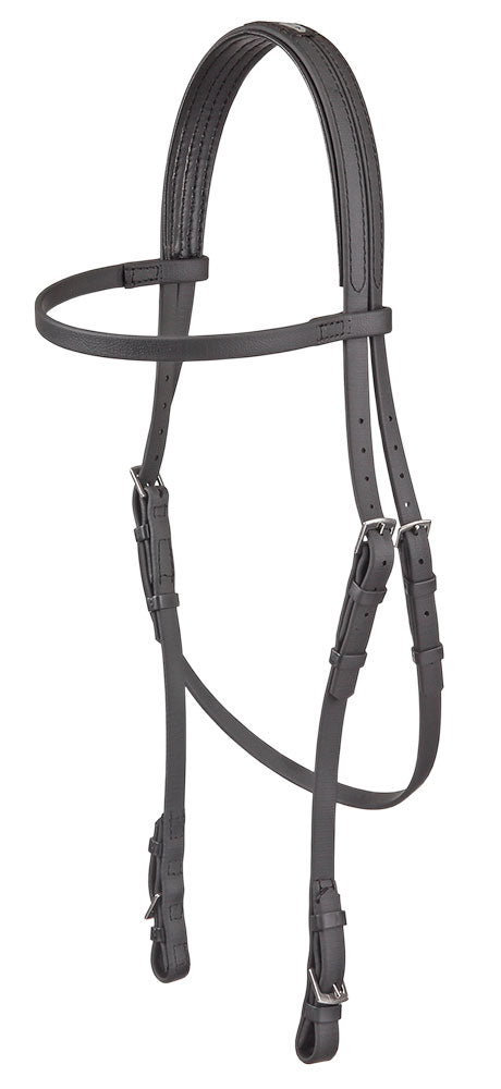 Pvc Epsom Bridle Black-HORSE: Racing & PVC-Ascot Saddlery