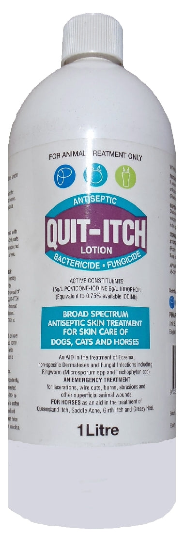 Quit Itch Pharmachem 1litre-STABLE: First Aid & Dressings-Ascot Saddlery