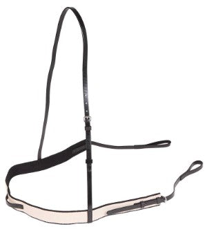 Race Breastplate Elastic 35mm Black-HORSE: Racing & PVC-Ascot Saddlery