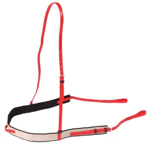 Race Breastplate Elastic 35mm Red-HORSE: Racing & PVC-Ascot Saddlery