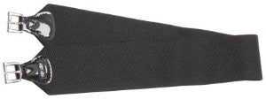 Race Girth Single Elastic Patent 75mm Black-HORSE: Racing & PVC-Ascot Saddlery
