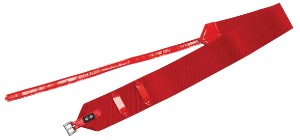 Race Surcingle Single Patent 75mm 150gm 100cm Red-HORSE: Racing & PVC-Ascot Saddlery