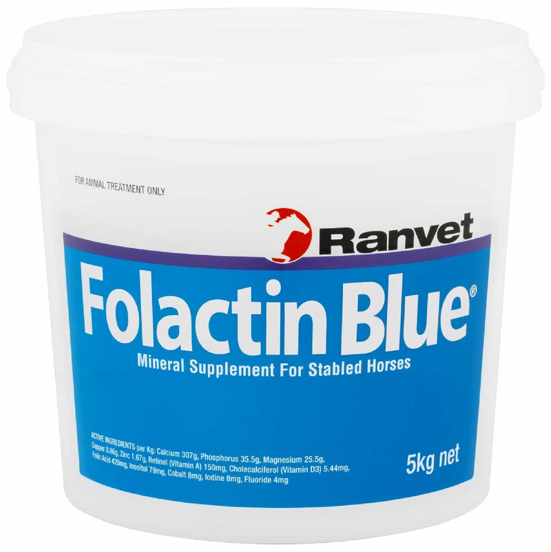 Ranvet Folactin Blue 5kg-STABLE: Supplements-Ascot Saddlery