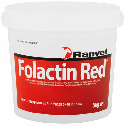 Ranvet Folactin Red 5kg-STABLE: Supplements-Ascot Saddlery