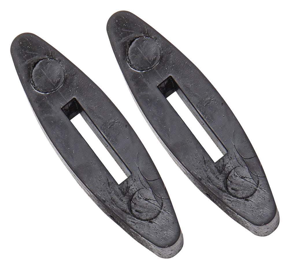Rein Stops Rubber Gel Pair Black-HORSE: Reins-Ascot Saddlery