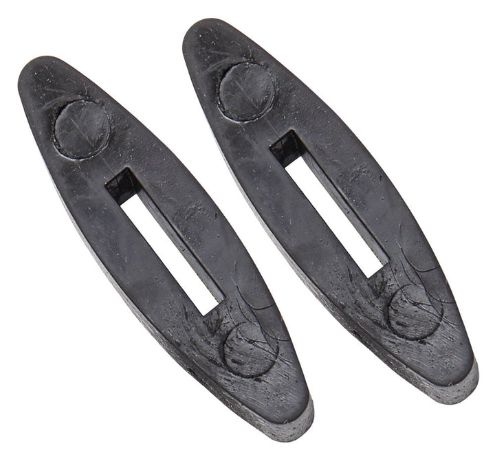 Rein Stops Rubber Gel Pair Black-HORSE: Reins-Ascot Saddlery