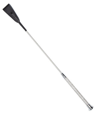 Riding Crop Bling 65cm Silver-RIDER: Whips-Ascot Saddlery