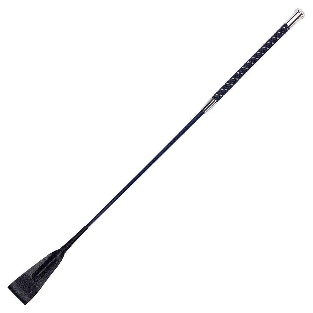 Riding Whip Paris 65cm Navy-RIDER: Whips-Ascot Saddlery