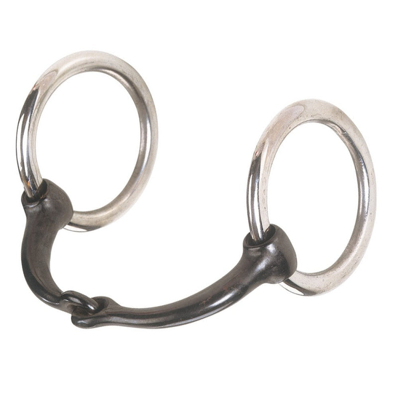 Ring Snaffle 55mm Rings Sweet Mouth 12.5cm 5.0"-HORSE: Bits-Ascot Saddlery