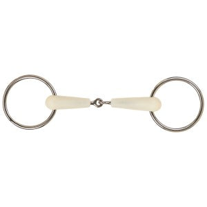 Ring Snaffle Jointed Happy Mouth-HORSE: Bits-Ascot Saddlery
