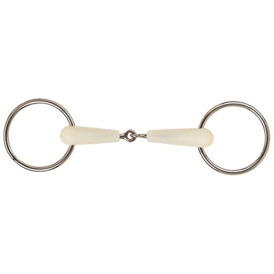 Ring Snaffle Jointed Happy Mouth-HORSE: Bits-Ascot Saddlery