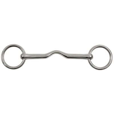 Ring Snaffle Low Ported Mullen Mouth Stainless Steel 12.5cm 5.0" By Order-HORSE: Bits-Ascot Saddlery