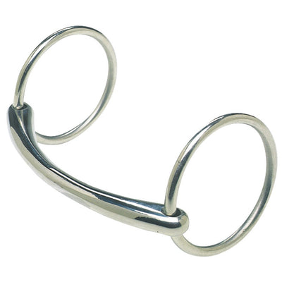 Ring Snaffle Mullen 75mm Rings Stainless Steel 12.5cm 5.0" By Order-HORSE: Bits-Ascot Saddlery