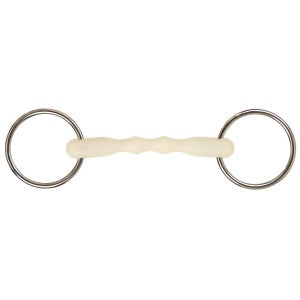 Ring Snaffle Mullen Flexible Happy Mouth-HORSE: Bits-Ascot Saddlery