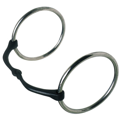 Ring Snaffle Oz Bitz 2.5 Rings Fine Sweet Iron Mouth 13.0cm 5.25"-HORSE: Bits-Ascot Saddlery