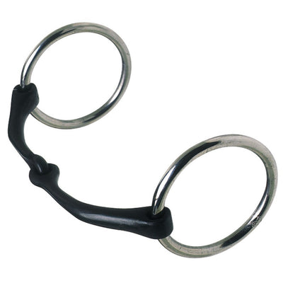 Ring Snaffle Oz Bitz 2.5 Rings Medium Sweet Iron Mouth 13.0cm 5.25"-HORSE: Bits-Ascot Saddlery