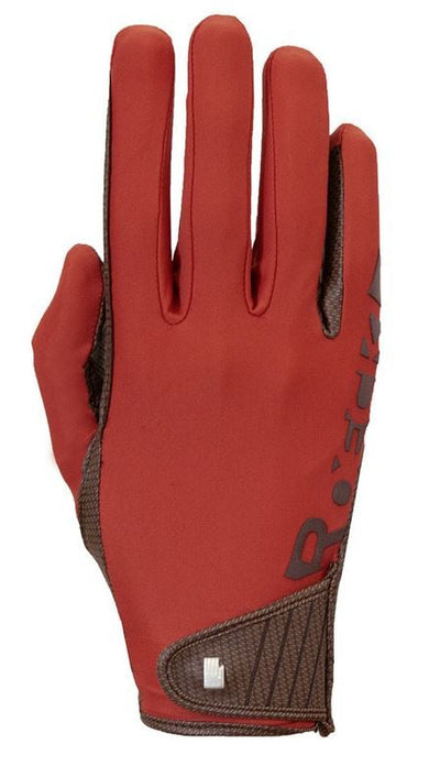 Roeckl Muenster Gloves Autumn Red-RIDER: Gloves-Ascot Saddlery
