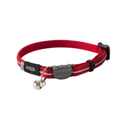 Rogz Cat Collar Alleycat Safeloc 11mm Red-Cat Accessories-Ascot Saddlery