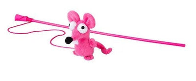 Rogz Cat Toy Catnip Wand Teaser Mouse-Cat Gyms & Toys-Ascot Saddlery