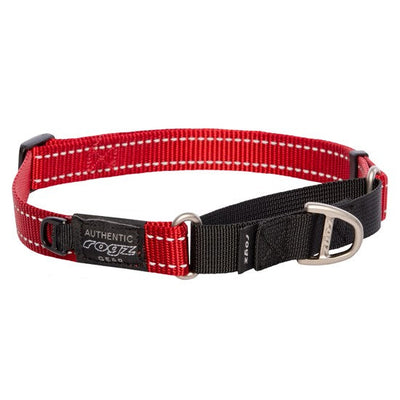 Rogz Control Dog Collar Web Red-Dog Collars & Leads-Ascot Saddlery