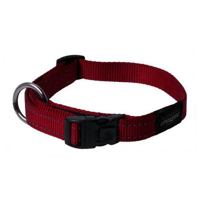 Rogz Dog Collar Utility Red-Dog Collars & Leads-Ascot Saddlery