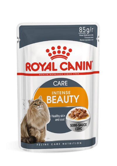 Royal Canin Cat Wet Beauty Gravy Box Of 12-Cat Food & Treats-Ascot Saddlery