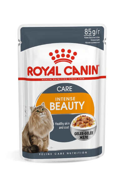 Royal Canin Cat Wet Beauty Jelly Box Of 12-Cat Food & Treats-Ascot Saddlery