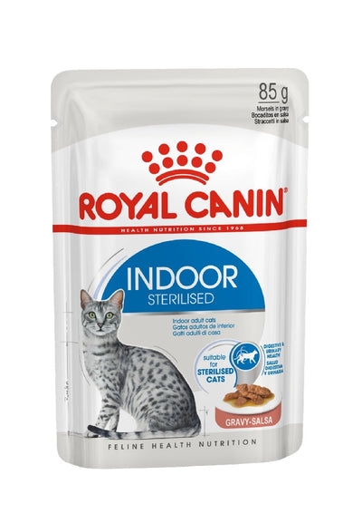 Royal Canin Cat Wet Indoor Gravy Box Of 12-Cat Food & Treats-Ascot Saddlery
