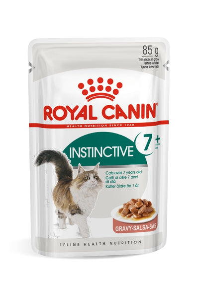 Royal Canin Cat Wet Instinctive 7+ Gravy Box Of 12-Cat Food & Treats-Ascot Saddlery